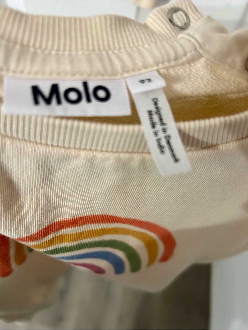 Molo Rainbow Printed Disc Sweatshirt and Simeon sweatpants - Size 2Y - Picture 8 of 9